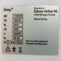 Bbraun Dialog+ Evo - Dialysis image 3